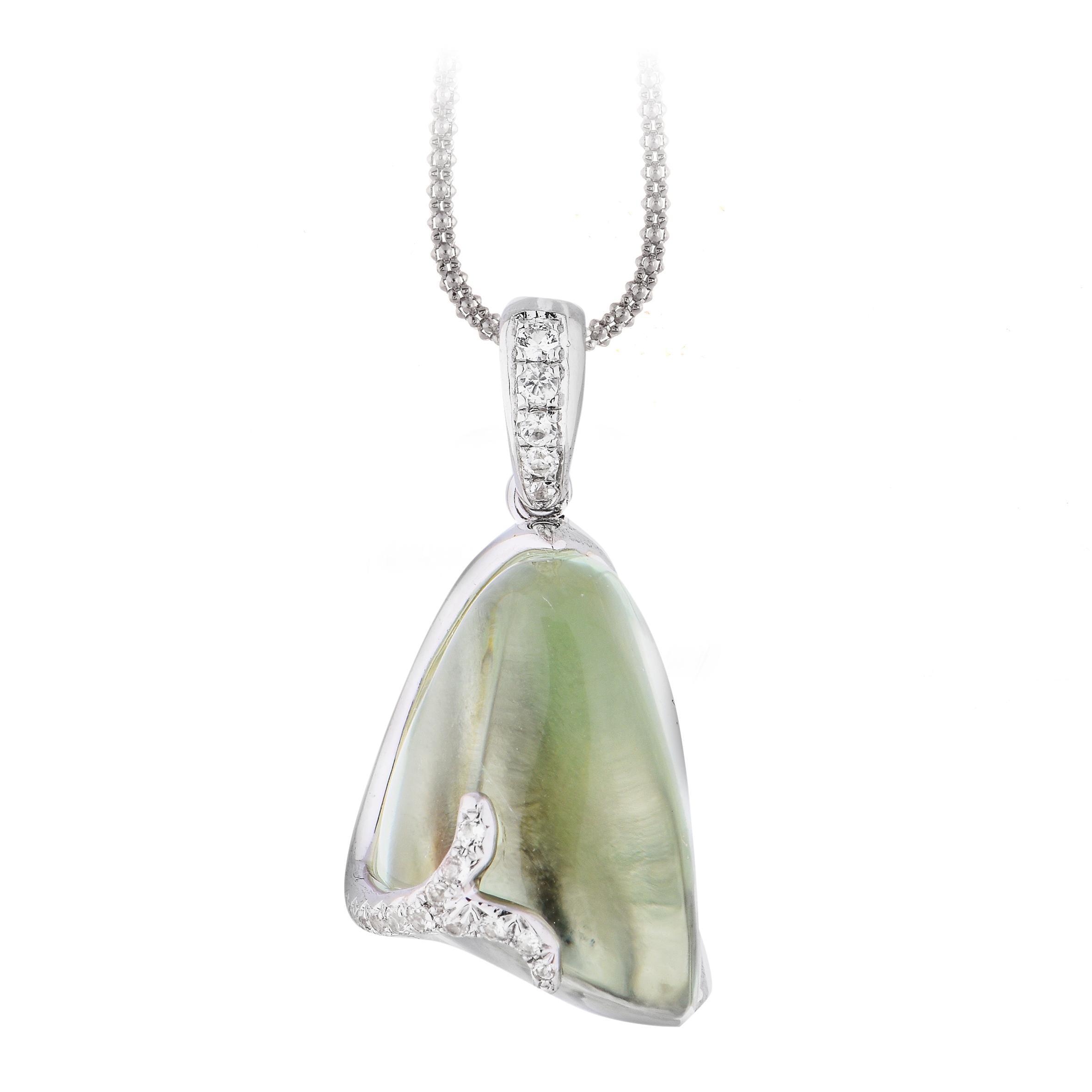 THE JEWEL BOX | Sugar Pop Green Amethyst Pendant