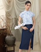 DOTTED LINE | Rita Cheongsam Top