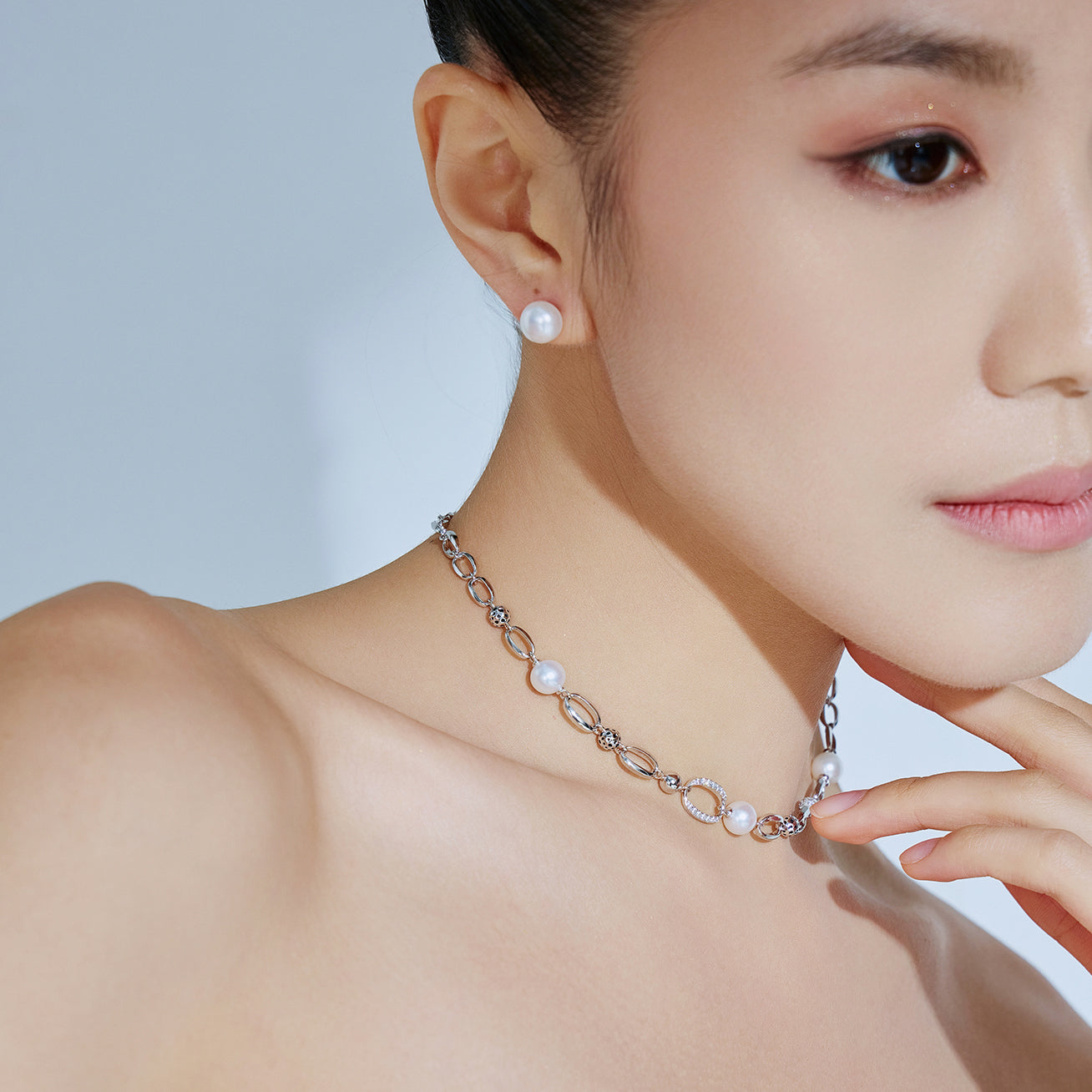 PEARLY LUSTRE | Top Grade Freshwater Pearl Necklace WN00590 | SAFARI