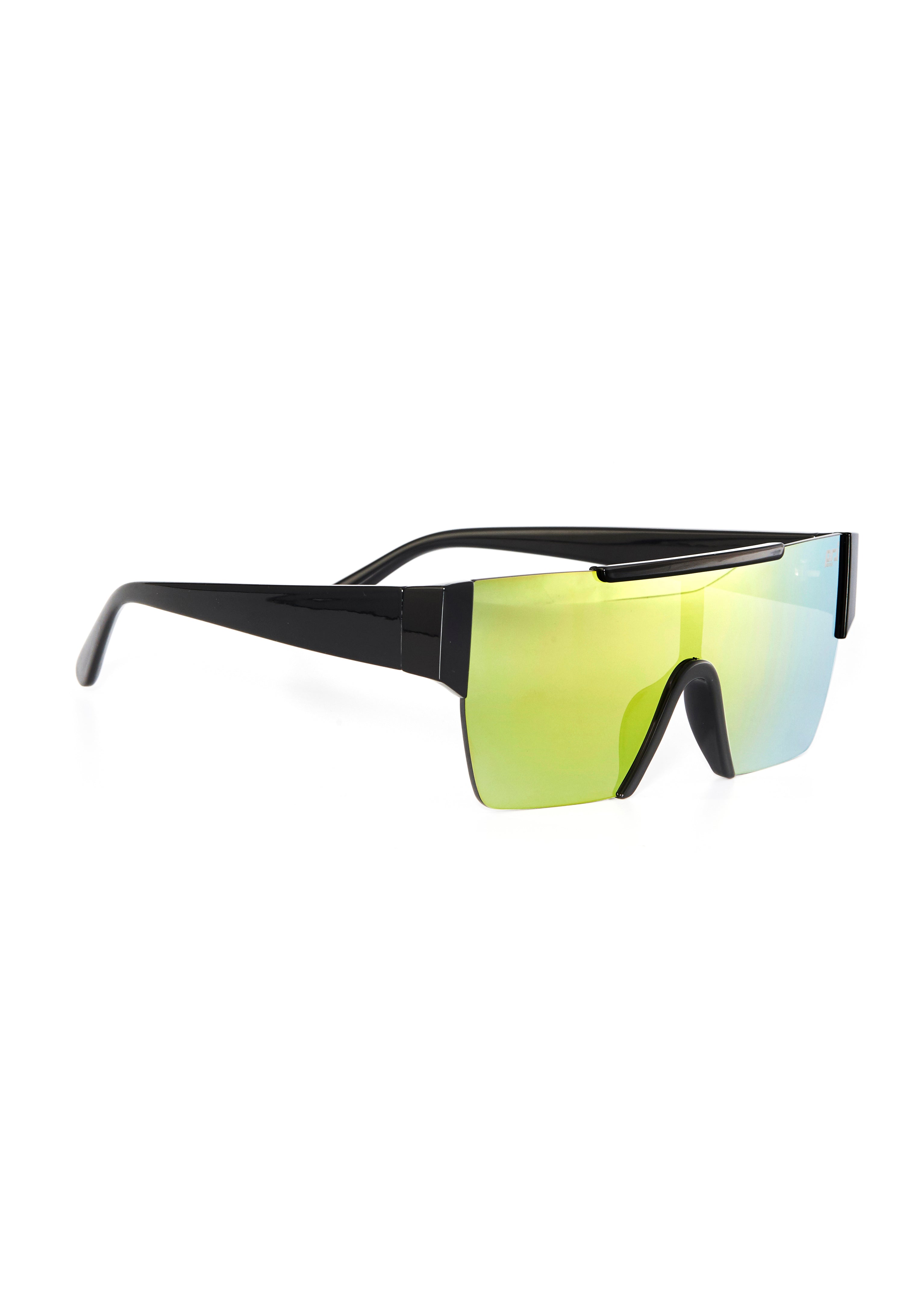 PROJECTWEAR | Edgerton Futuristic Sunglasses Black/Yellow