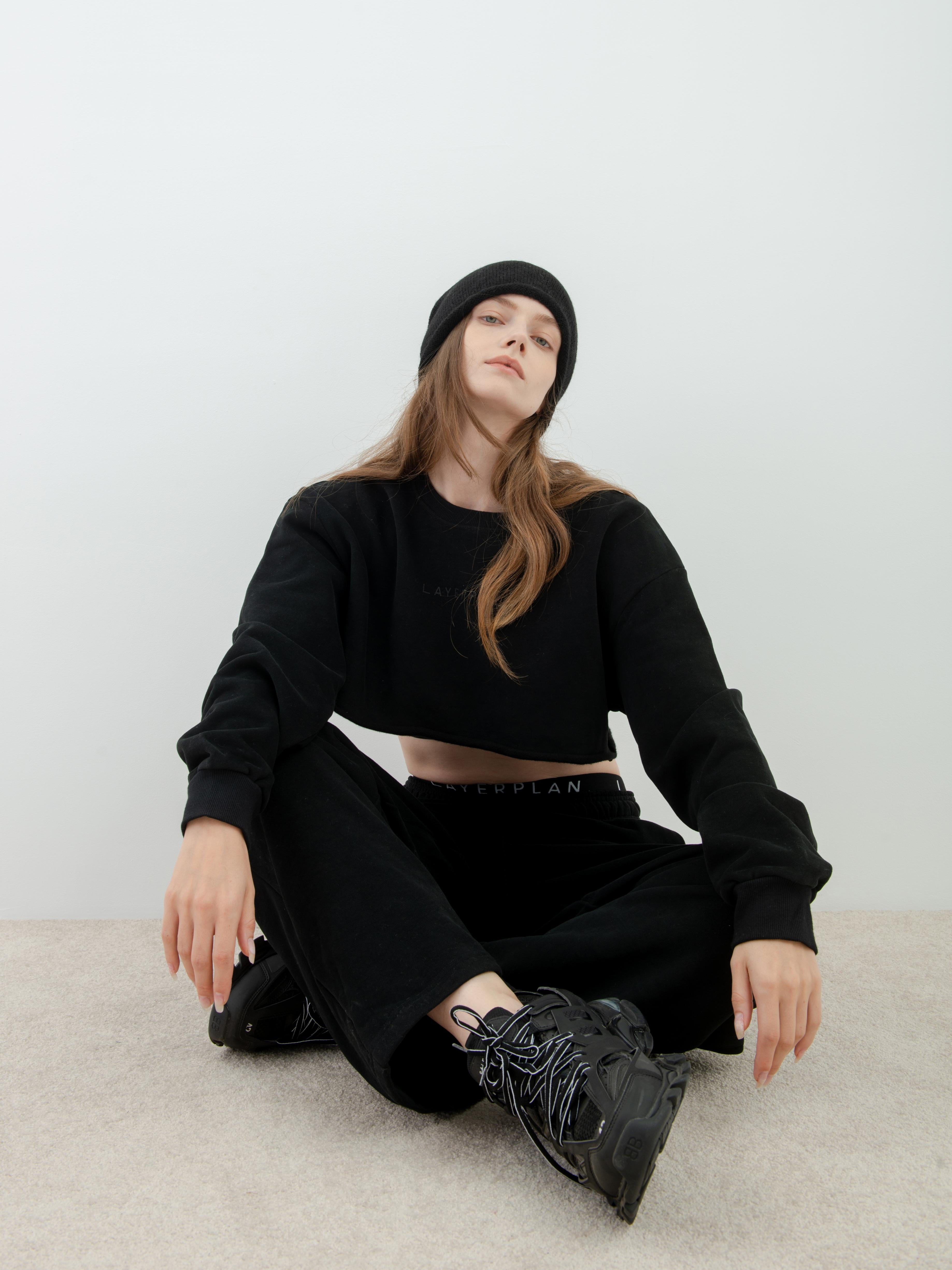 LAYERPLAN | LP Wideleg Logo Sweater Set