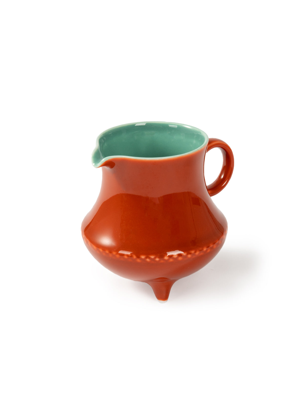 CRAFILAB | Brick Red & Turquoise Three&Legged Sharing Cup