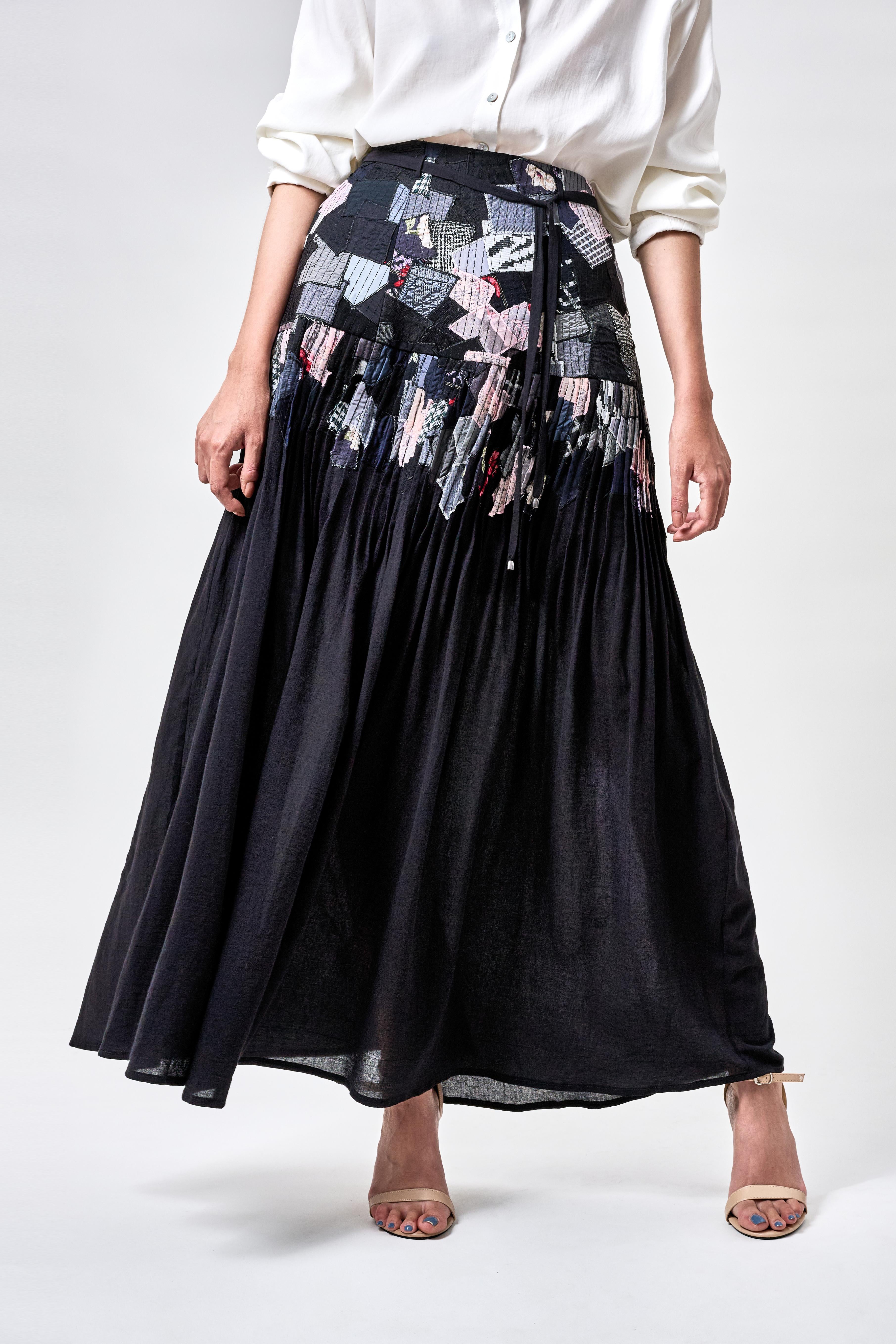 KHAAR | Scrap Midi Skirt