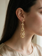 FOUNDATION JEWELLERS | 18K Yellow Gold Natural Diamond Earring - PE101416