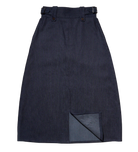 CHOTA HOUSE | Indigo Gurkha Skirt