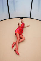 DRESSINGPAULA | Jacquard Mini Skirt