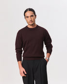 HOUSE OF ANON | Ando Crew Neck Pullover, 100% Merino Wool
