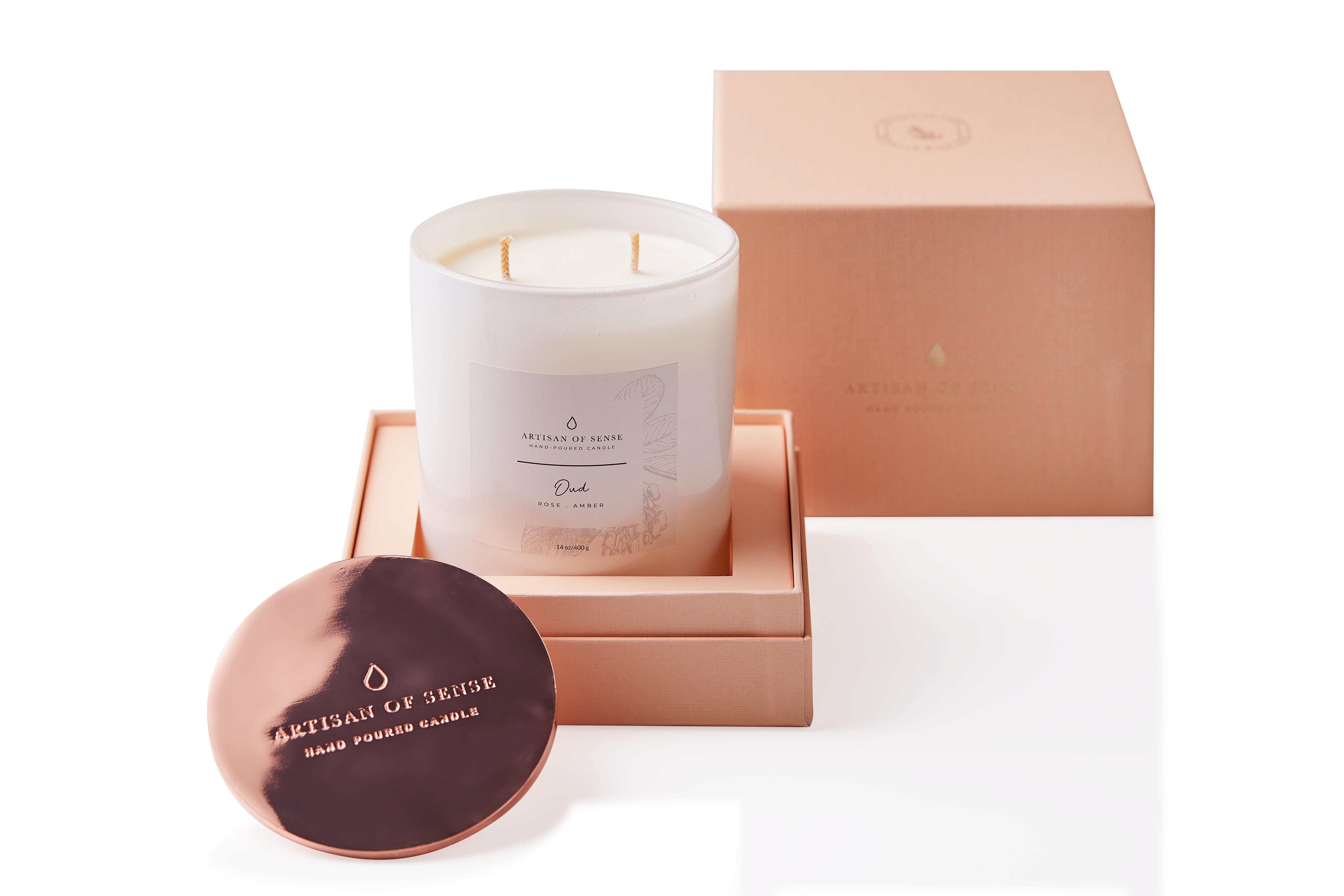 ARTISAN OF SENSE | Classic Soy Candle | Oud. Rose. Amber
