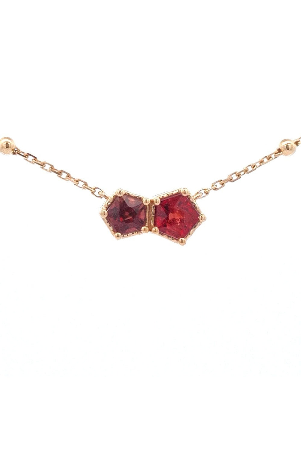 CREATIVE JEWELLERY STUDIO | 18K Solid Gold, Red Spinel Necklace by Satine Gems Jewelry