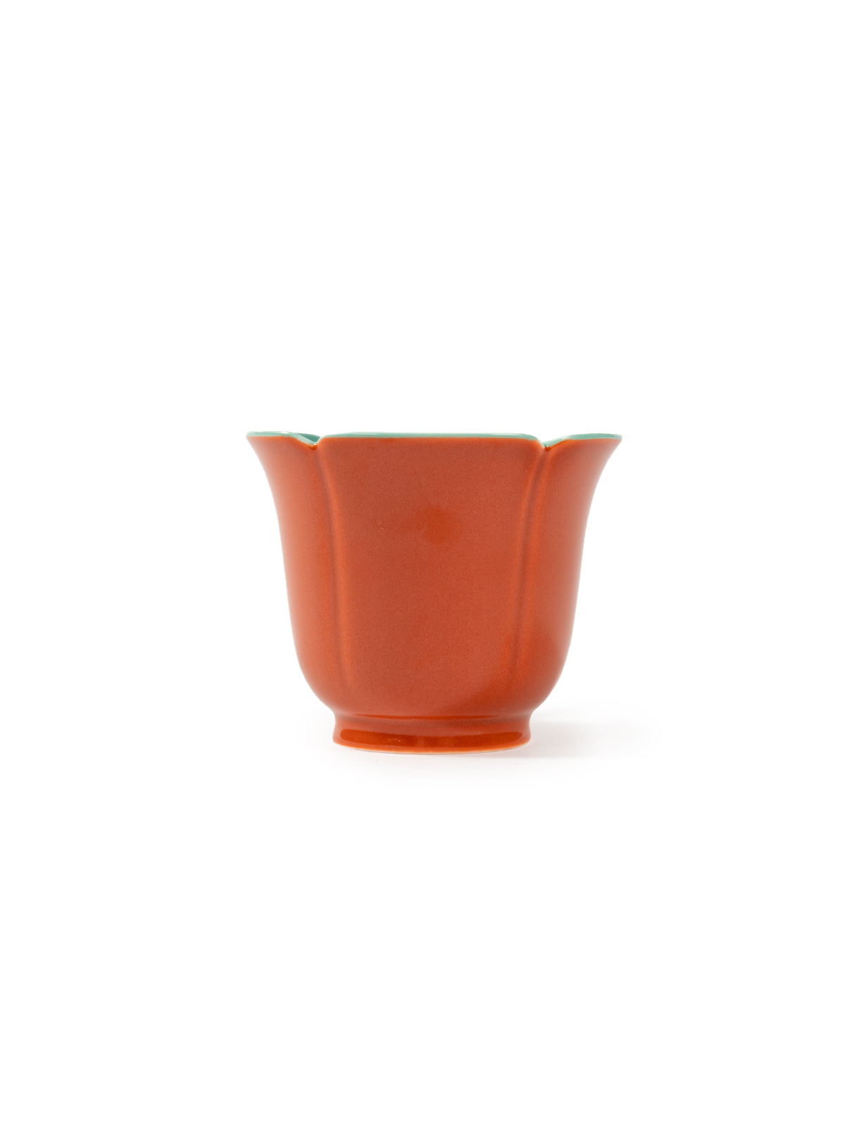 CRAFILAB | Brick Red & Turquoise Flower Master Cup