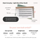 NODSPARK | Clear Band Everyday Light Glow Lazy Lashes