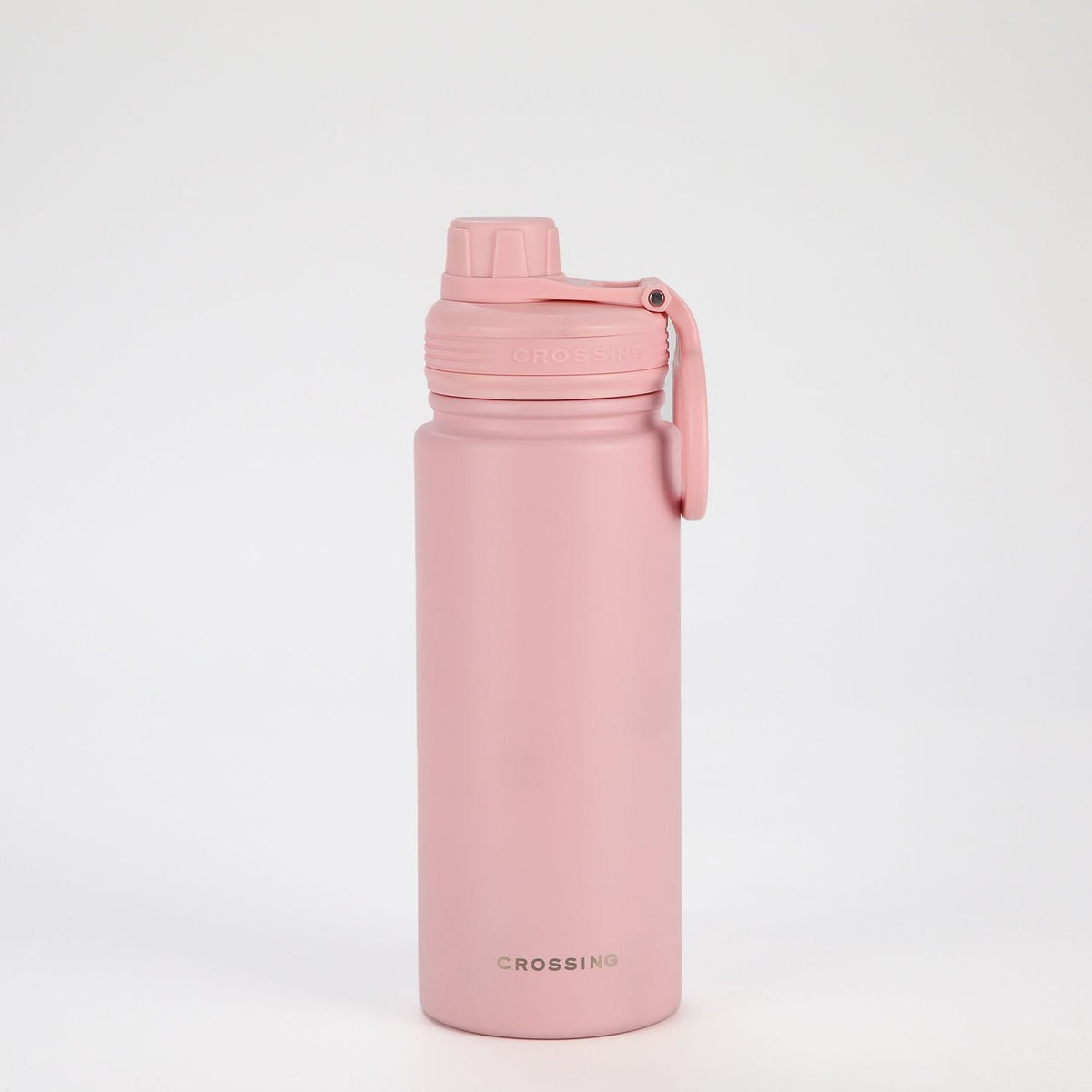 CROSSING | 600ml Urban Ceramic S/S Insulated Screw Cap Sports Bottle With Handle