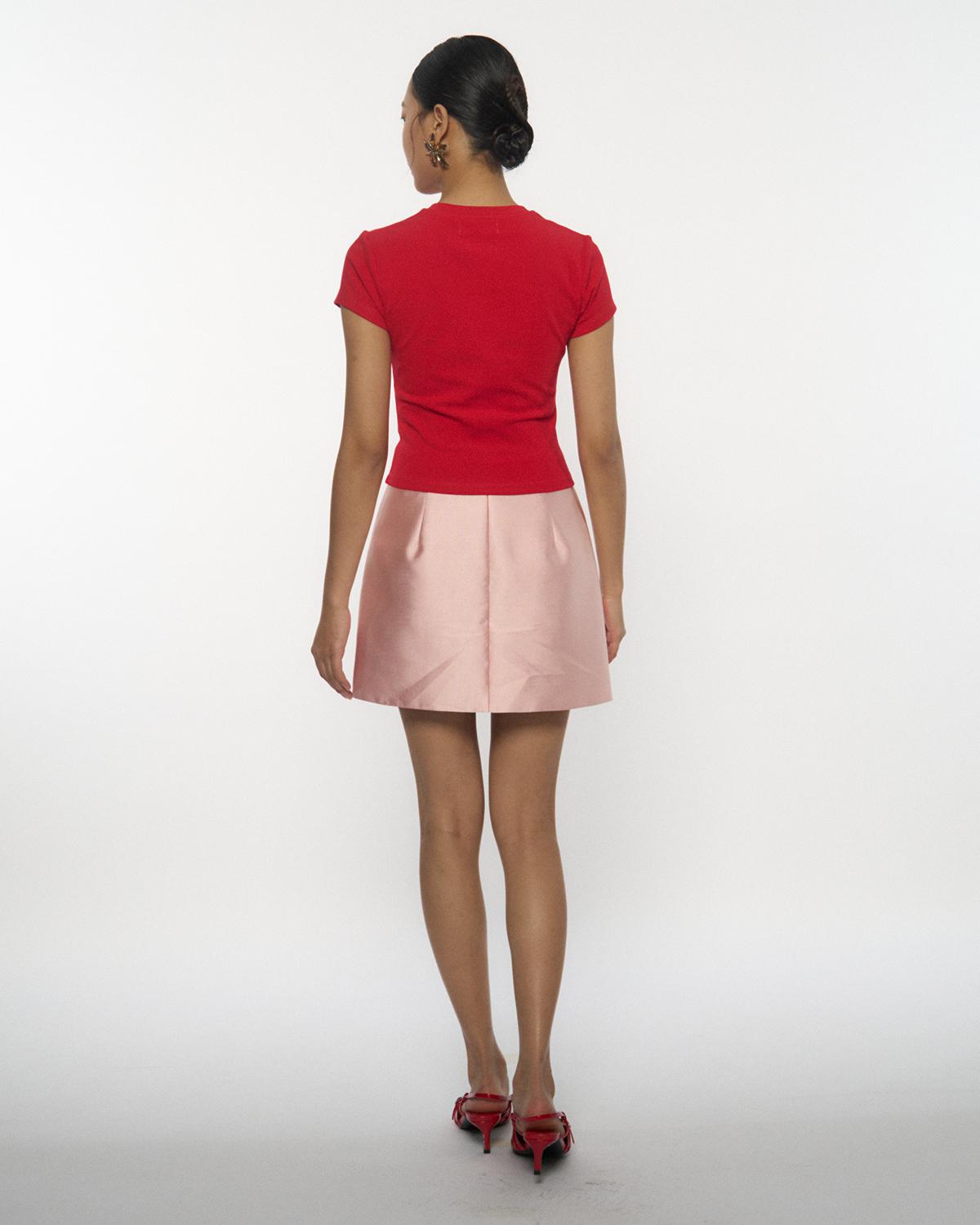 DRESSING PAULA | Floral Applique Mini Skirt