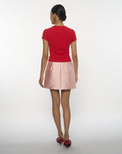 DRESSING PAULA | Floral Applique Mini Skirt