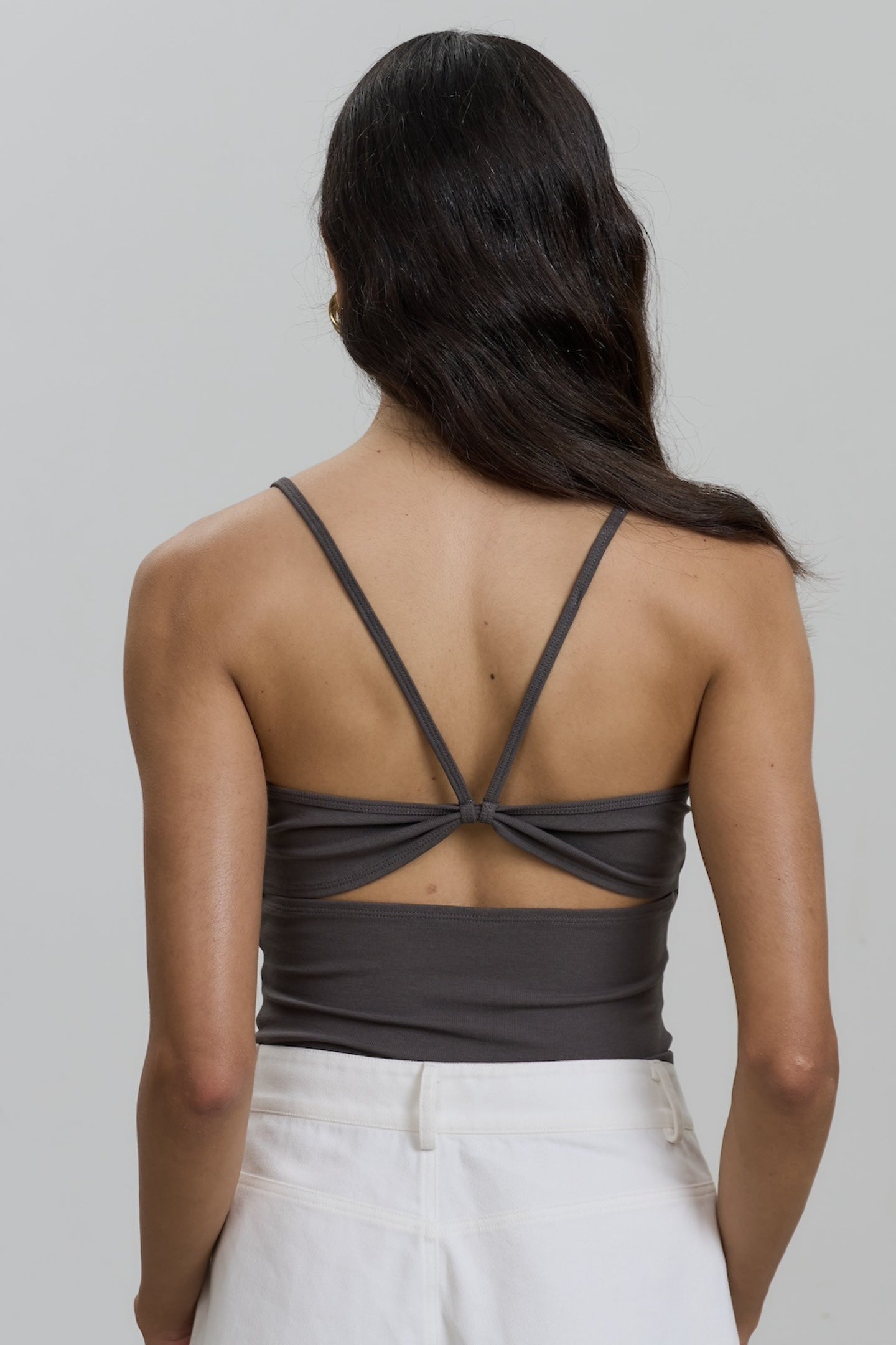 EMVY | Liv Padded Top - Ash Grey