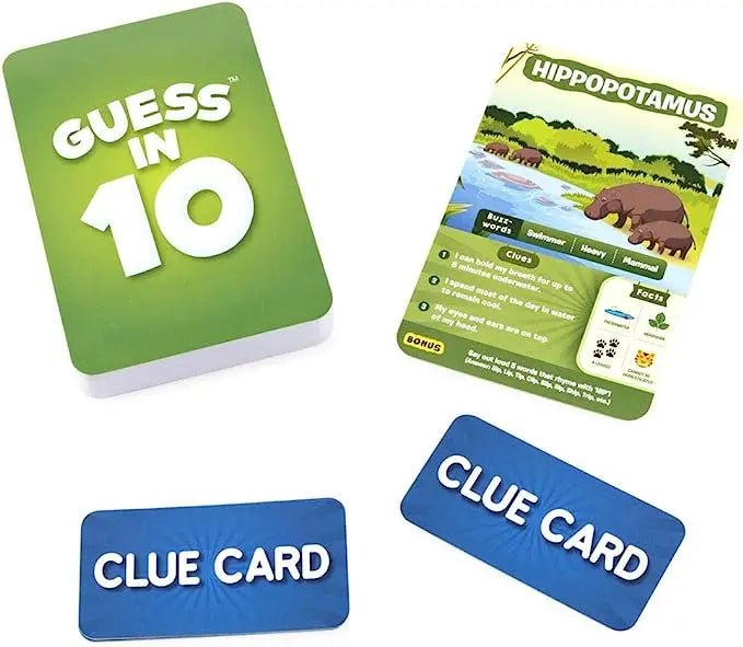 NIMBU | Skillmatics 'Guess in 10' Animal Kingdom Card Game of Smart Questions