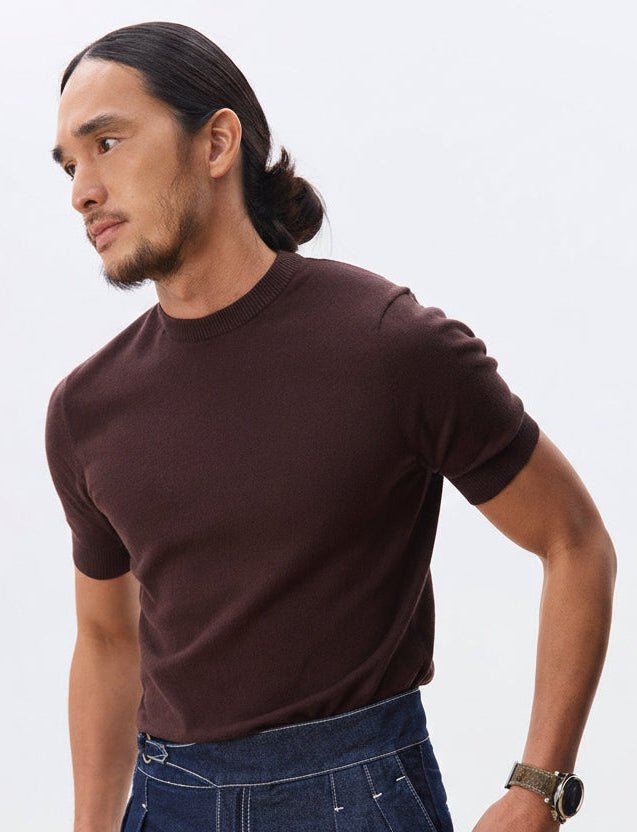 HOUSE OF HOUSE OF ANON PTE. LTD | Otto Mock Neck Knit Top - 100% Cotton