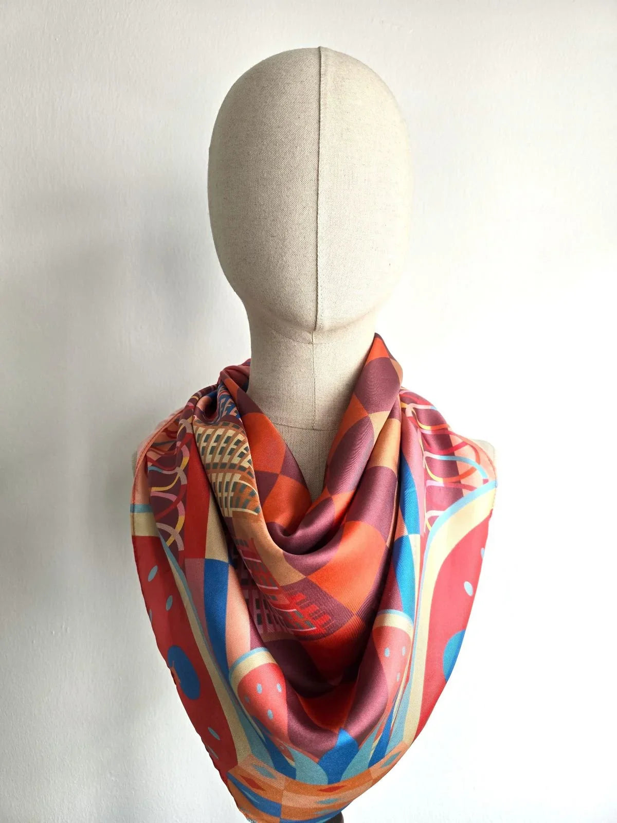 BINARY STYLE | Playground Memories Silk Scarf