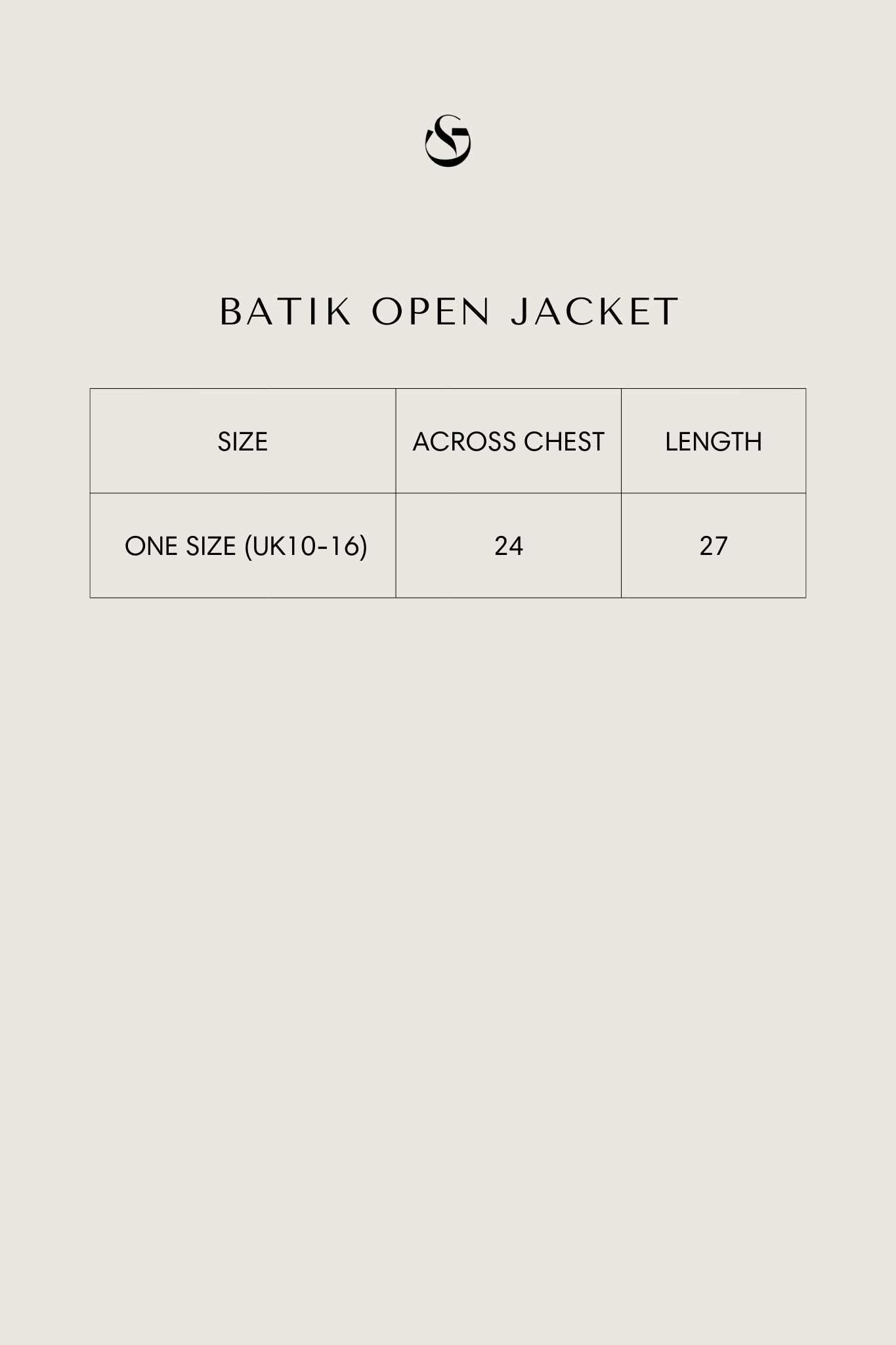 STUDIO GYPSIED | Batik Open Jacket In Anggrek Rose