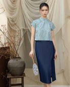 DOTTED LINE | Rita Cheongsam Top