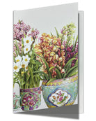 SINGLAPA | Peranakan Porcelain With Flowers Greeting Card