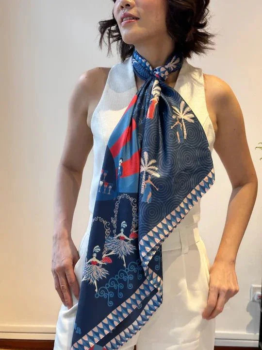 BINARY STYLE | Tropicana Dream Silk Scarf