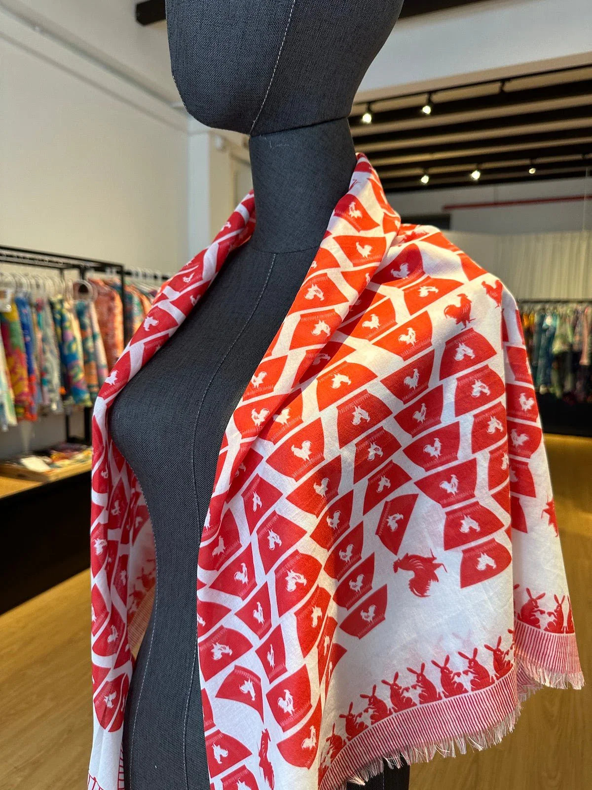 BINARY STYLE | Taste of Nostalgia 115x115cm Square Scarf