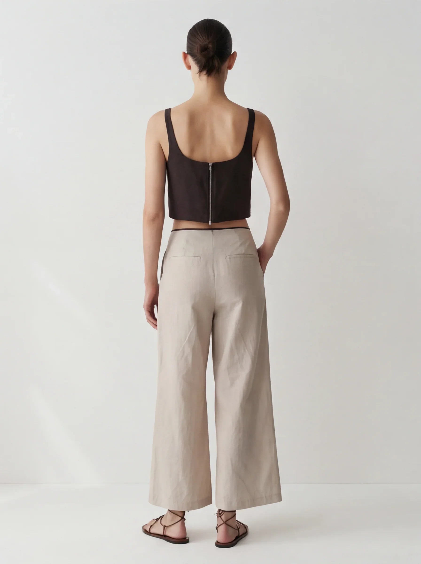 LAYERPLAN | Evara Linen Wrap Trousers
