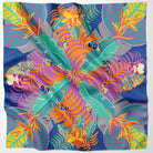 BINARY STYLE | Blooms and Butterflies of Singapore Silk Square Scarf 87x87cm