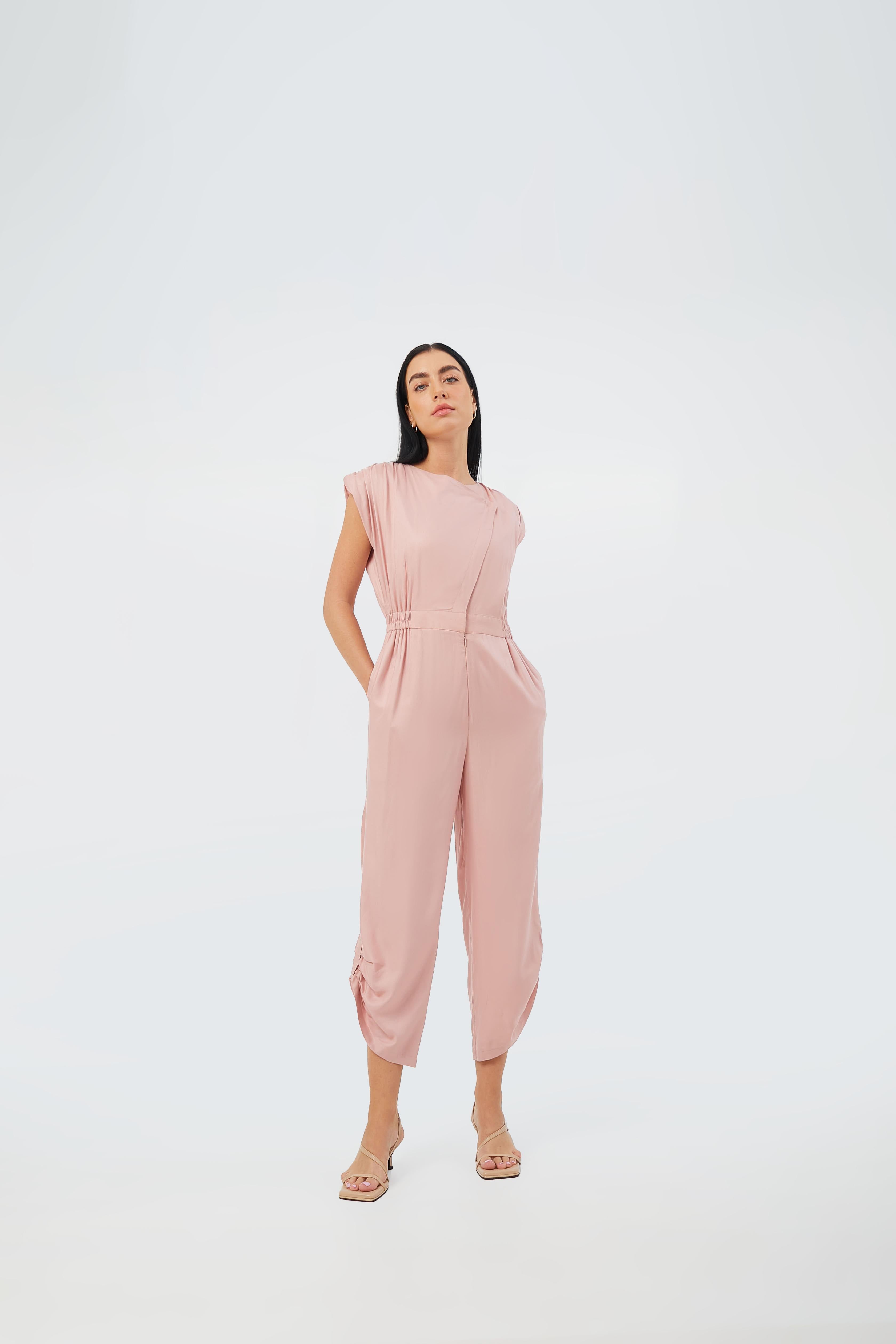CAELI ECO LUXE | Draped Jumpsuit