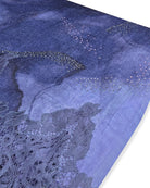 QUEENMARK | AN Printed Shawl 2024 Assorted Cosmic Blue