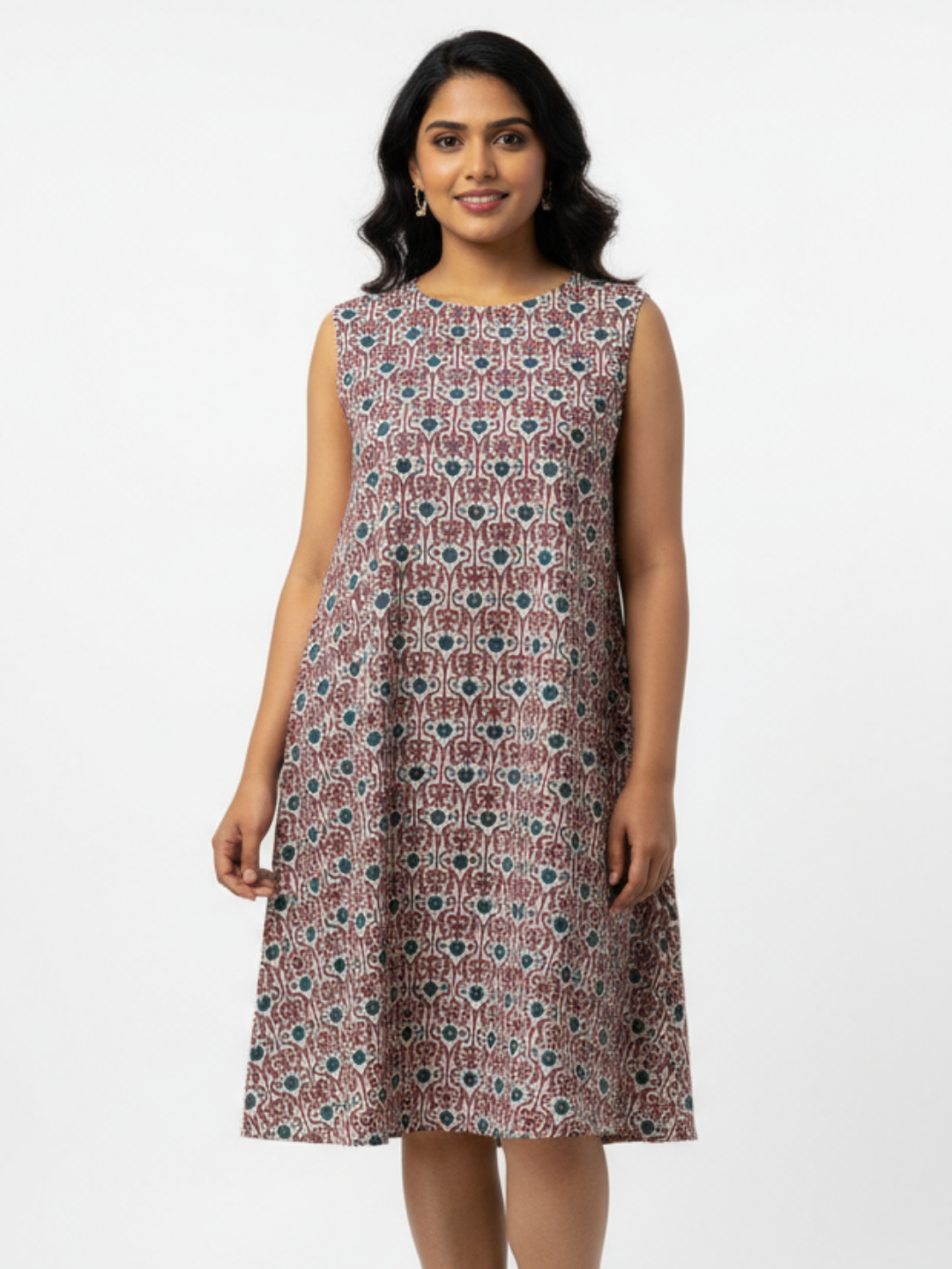 NIMBU | Kaia Women A-Line Dress In Cotton