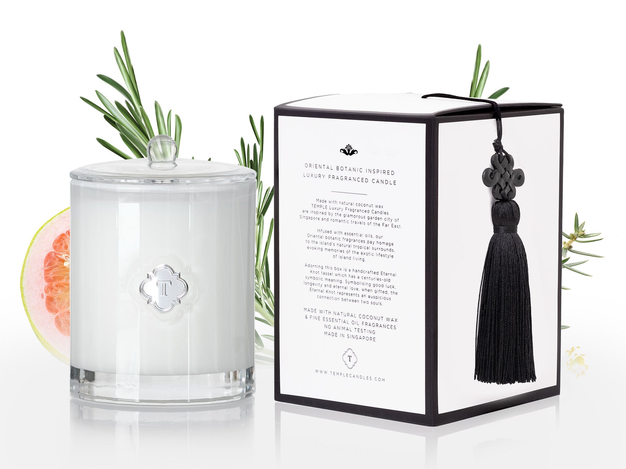 TEMPLE CANDLES | Luxury Fragranced Candle - Gin Blossoms