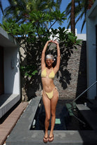 HÁI THE LABEL | Teddy Bear | Tie Bikini Bottom | Jellyboo Yellow