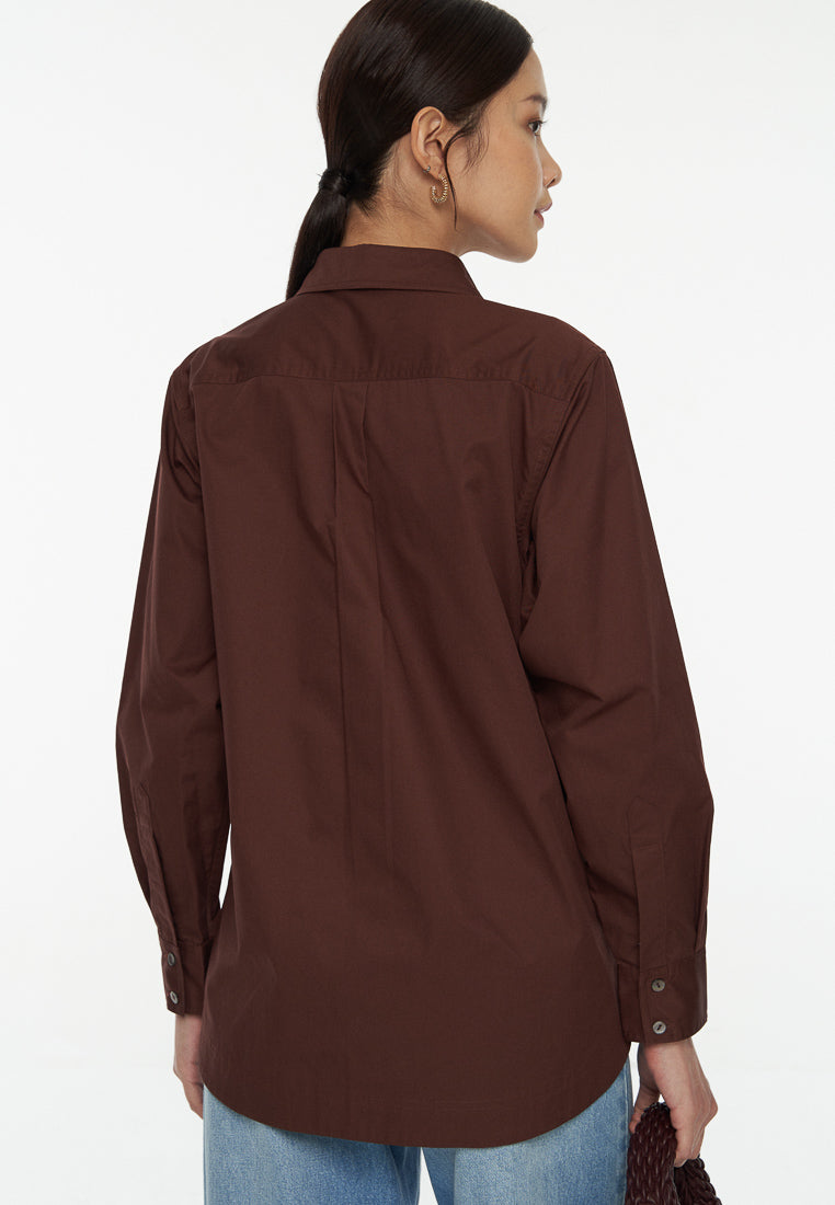 DRESSINGPAULA | Oversized Cotton Shirt