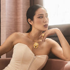 BOHEME BY VERO | Merlion Necklace Large Amethyst