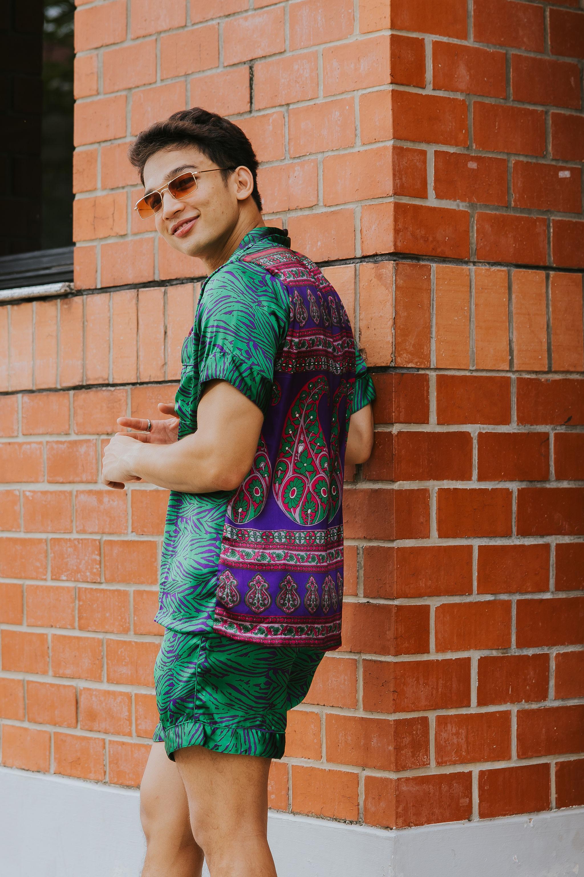 RAJA RANI | Modal Silk Short Holiday Set