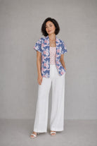 ANS.EIN | BANGKIT Blue & Pink Batik Kebaya Peplum Top