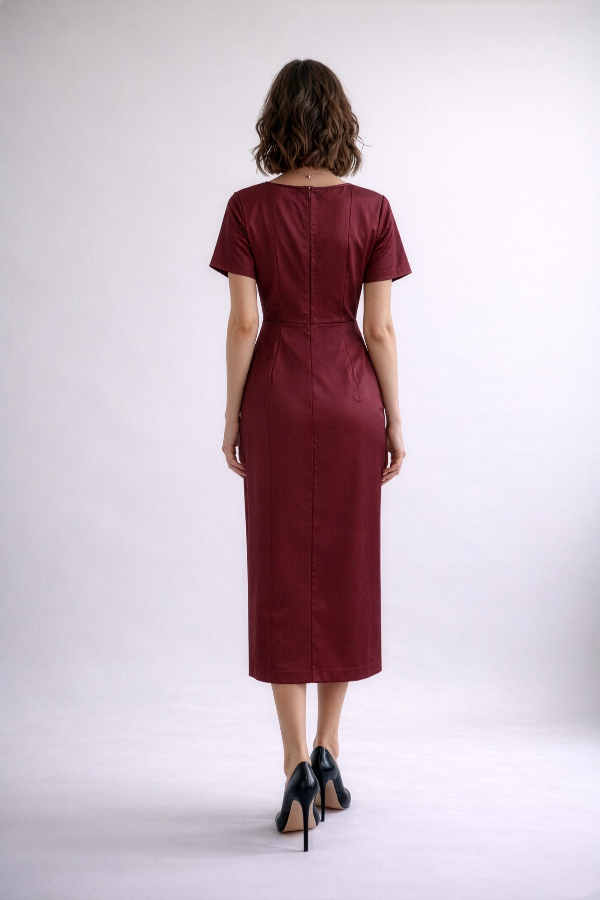 WOLF & BYRD | Crimson Echo Dress