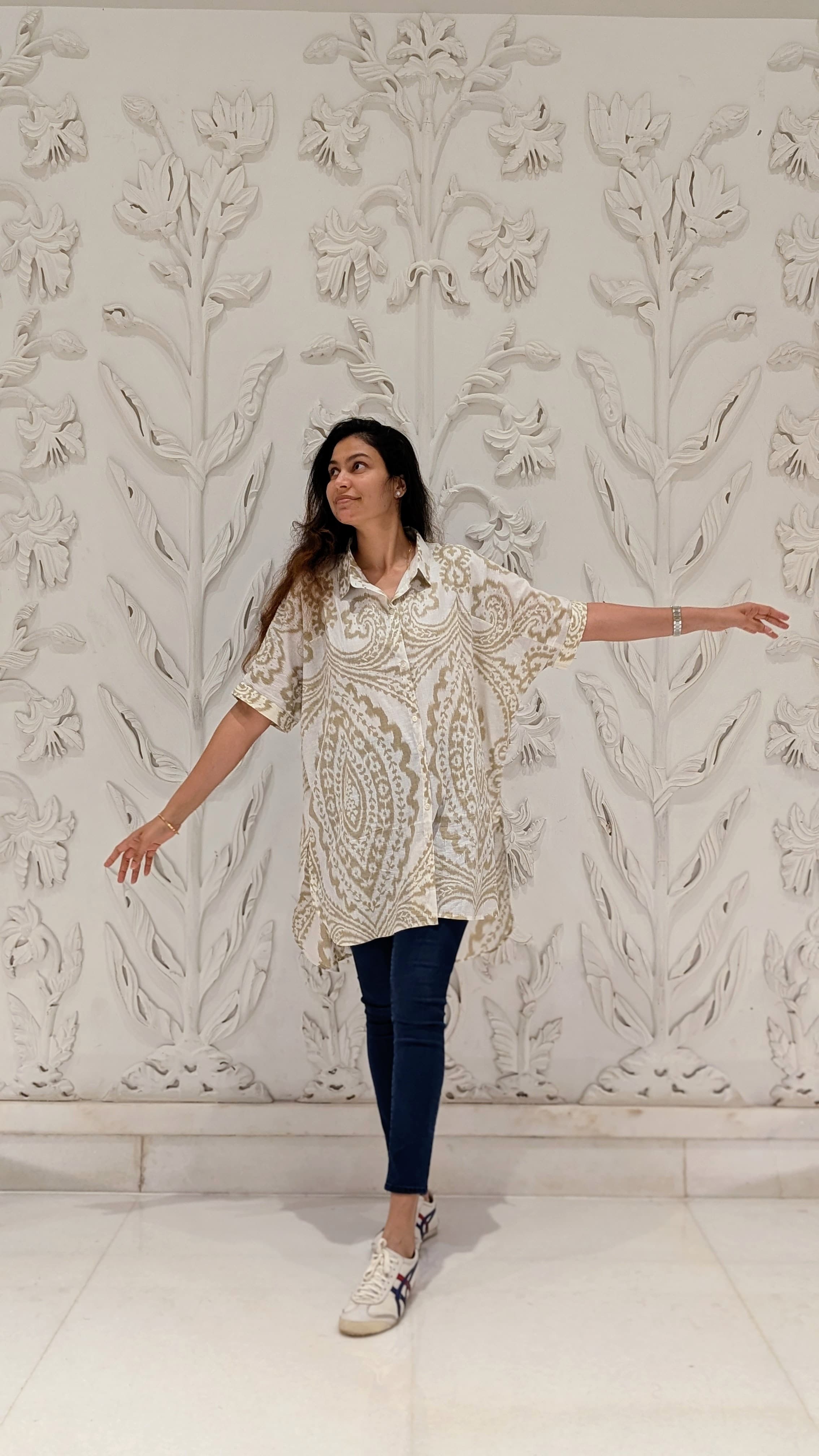 NIMBU | Hi-Lo Amazon Shirt in White