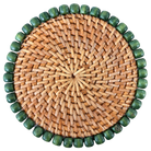MEJA | The Safari Beaded Coaster - Forest