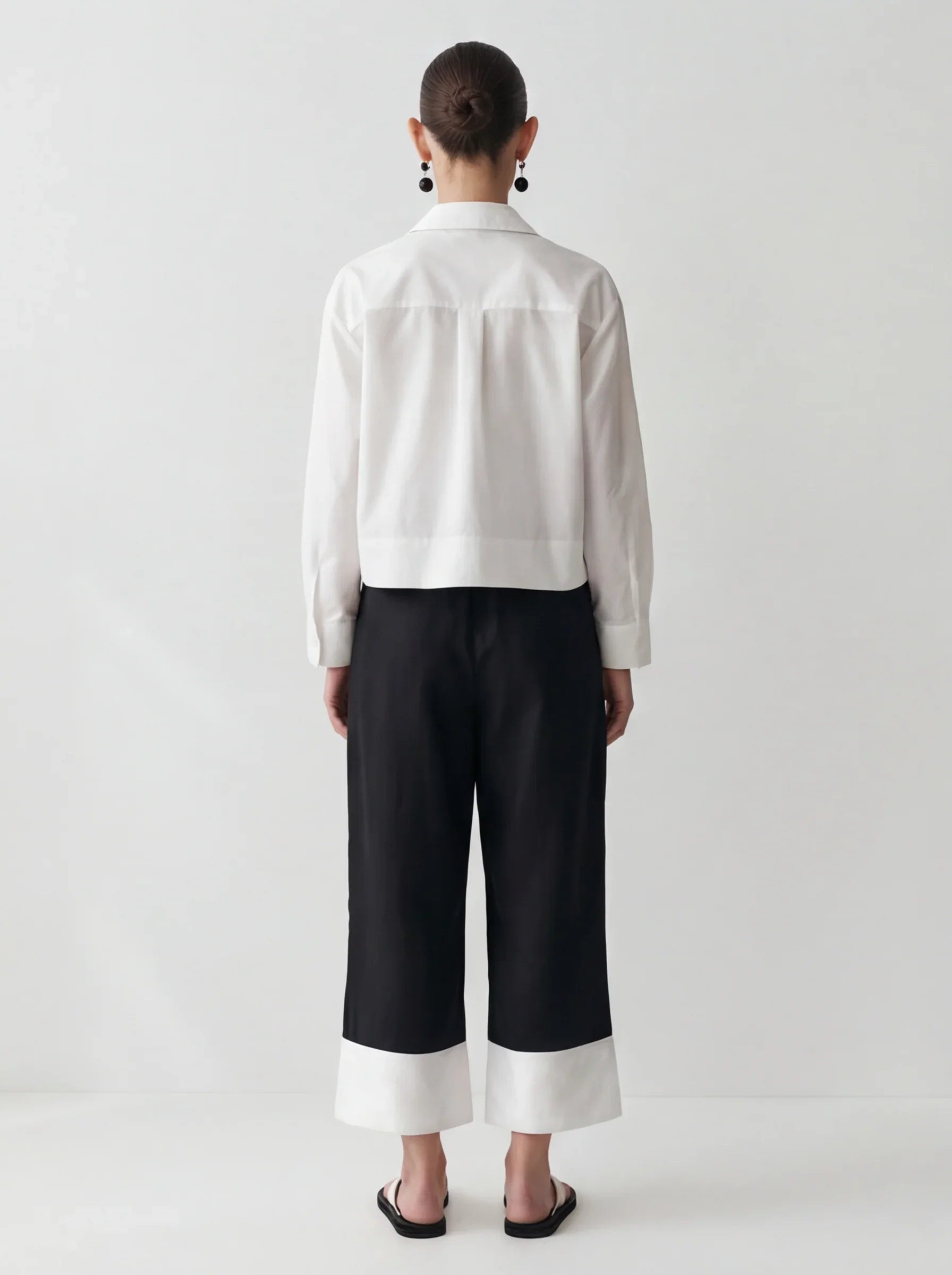 LAYERPLAN | Zerin Contrast Linen Drawstring Pants