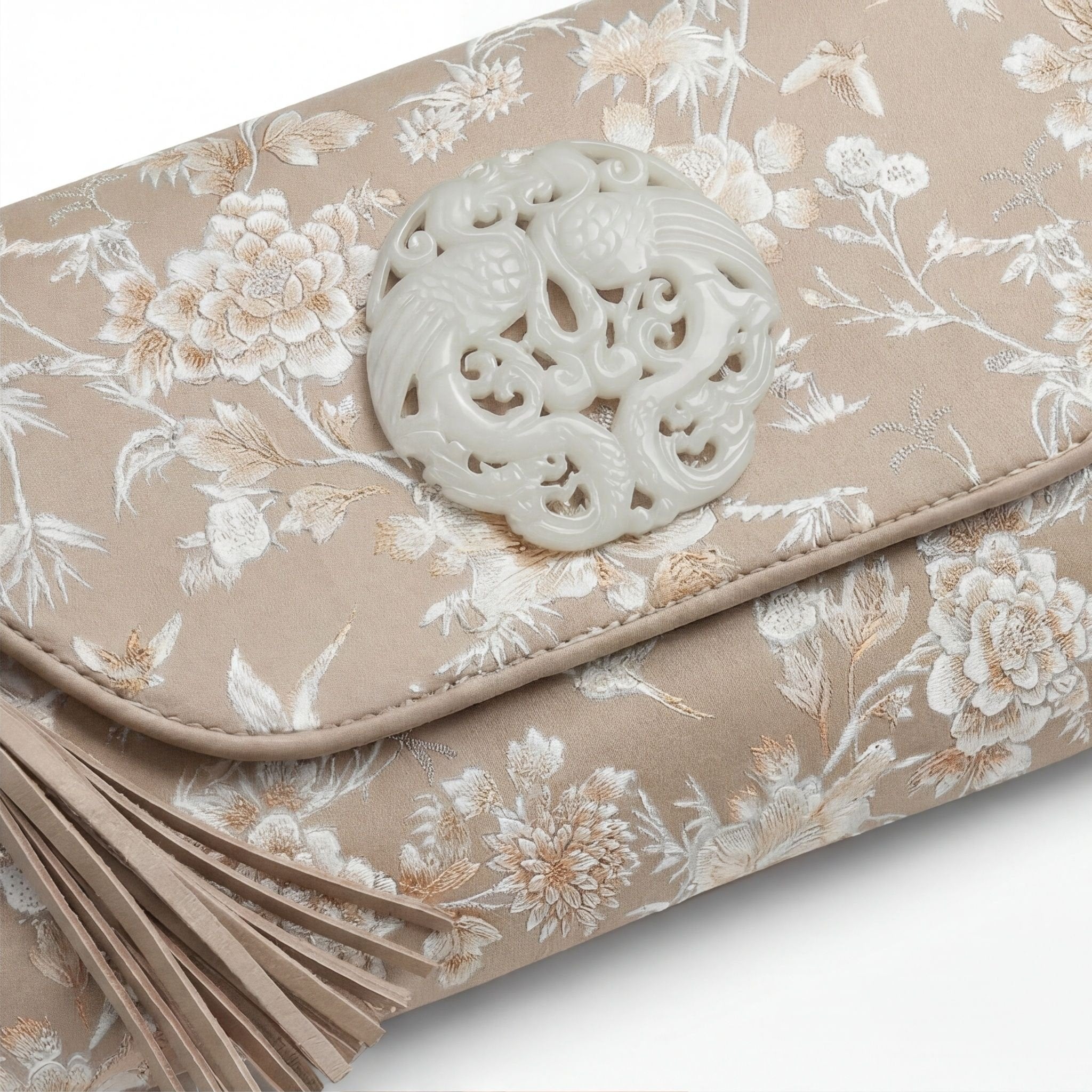 DESTI SAINT | Double Phoenix Floral Print Envelope