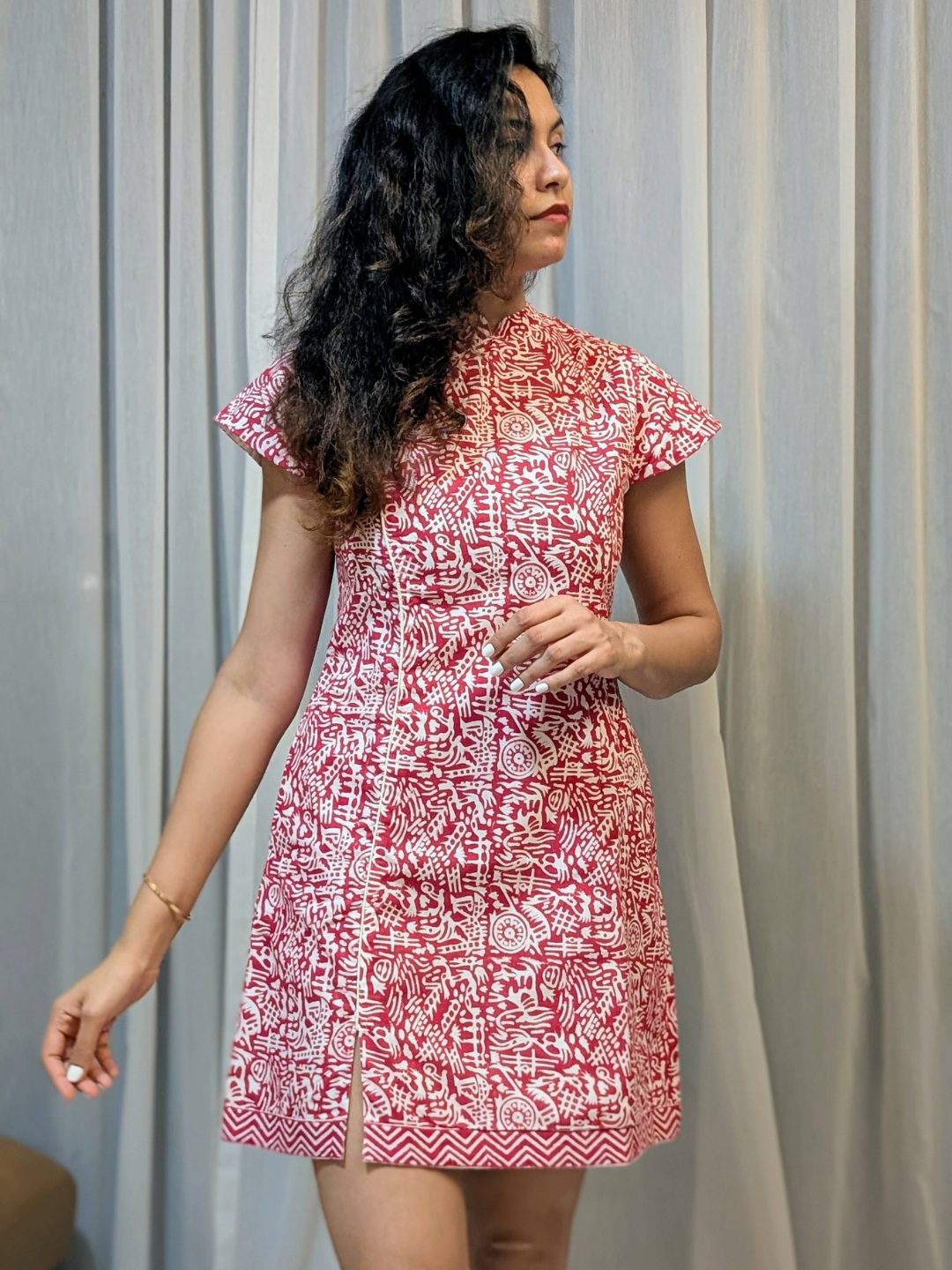 NIMBU | Singapore Red Cheongsam Dress