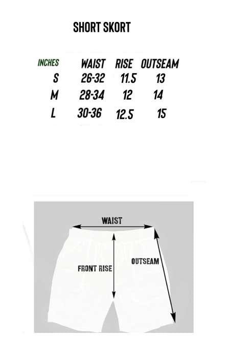 SPARROW GREEN | MEL II waistFAST Utility Skort