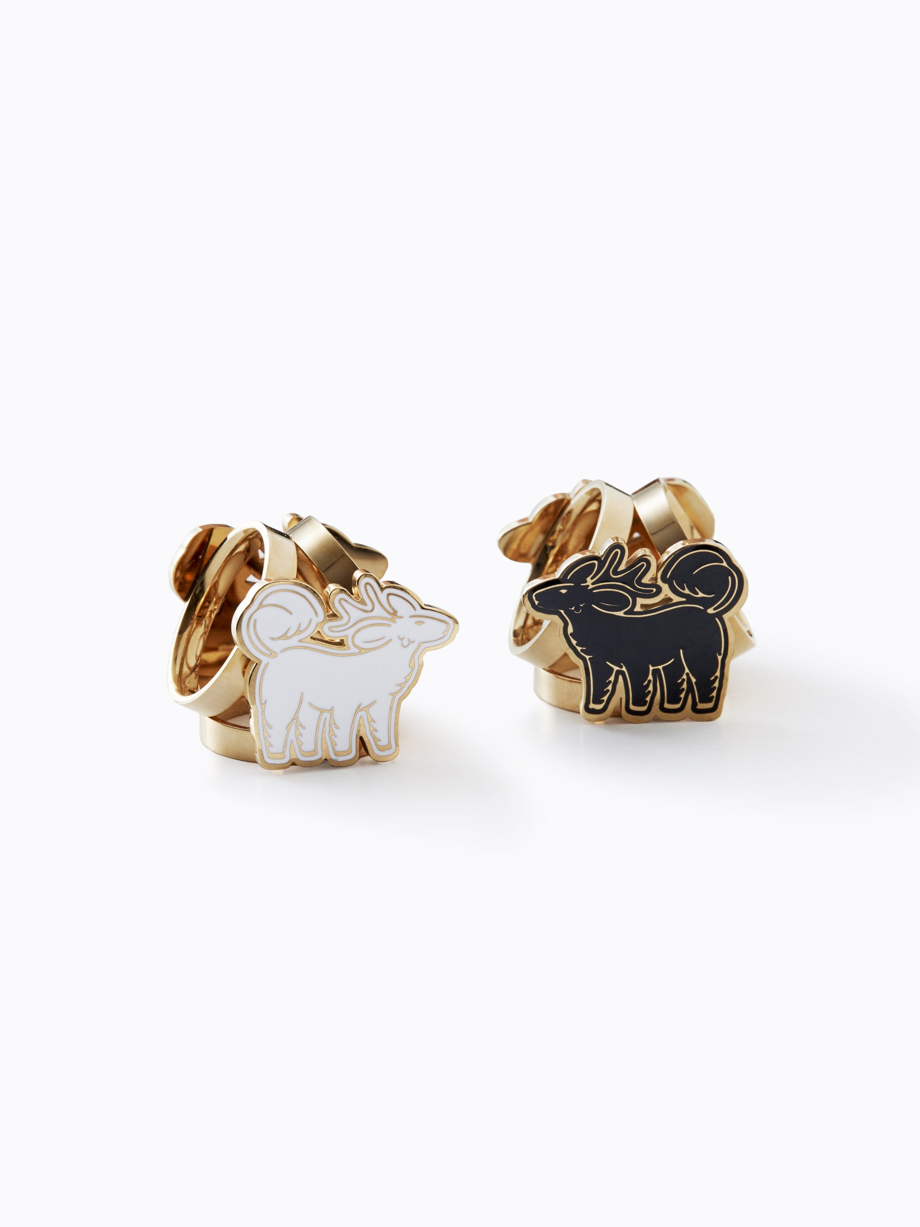 STUDIO QILING | Qiling Duo Scarf 65 Ring Gold