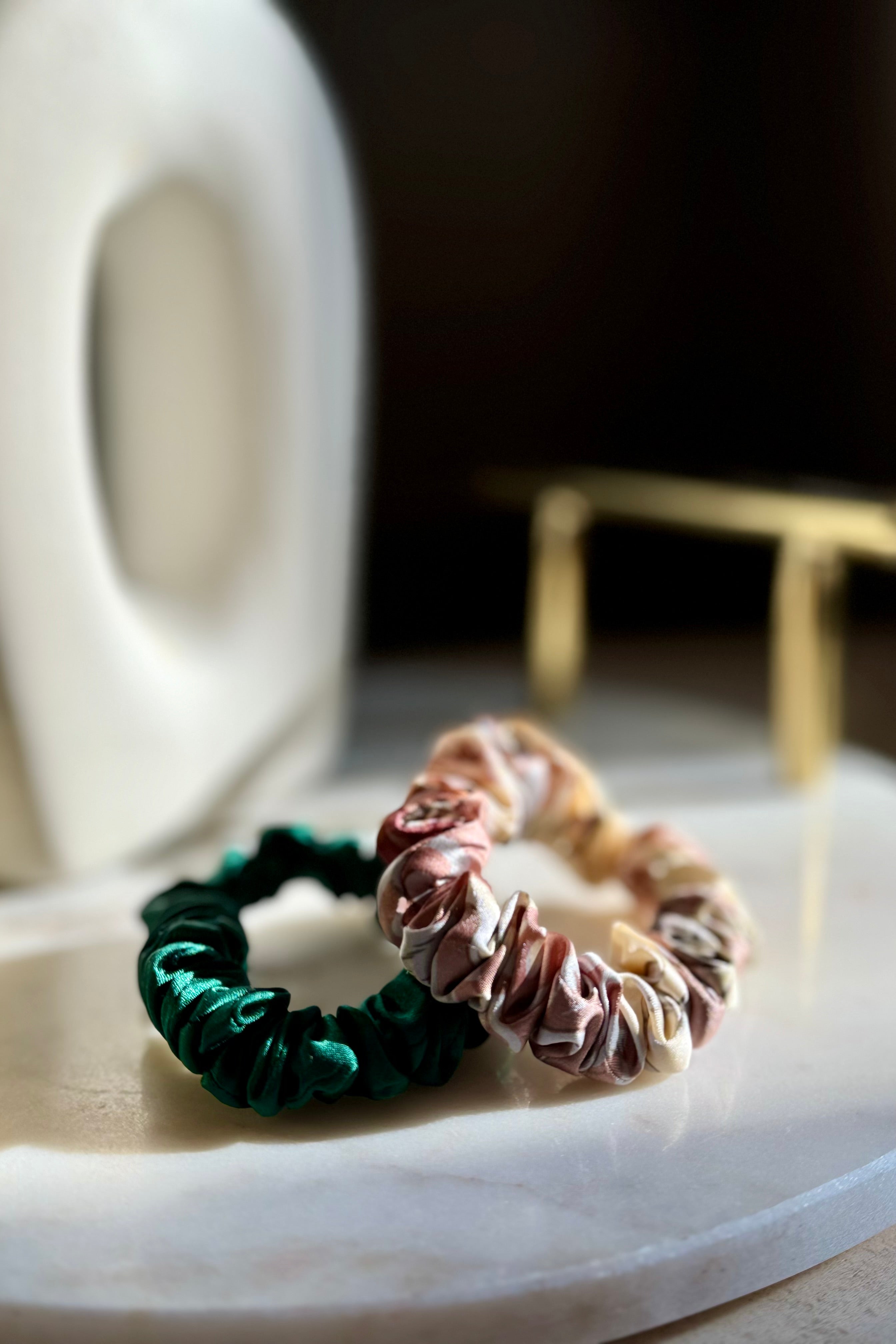 BELLS & BIRDS | Mulberry Silk Scrunchies (Set of 3)