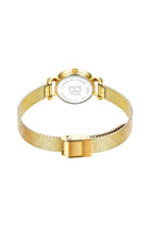 BLACK BY BLUE BRAVE | THCN C· I Reflection Black Dial Gold Mesh Band Watch