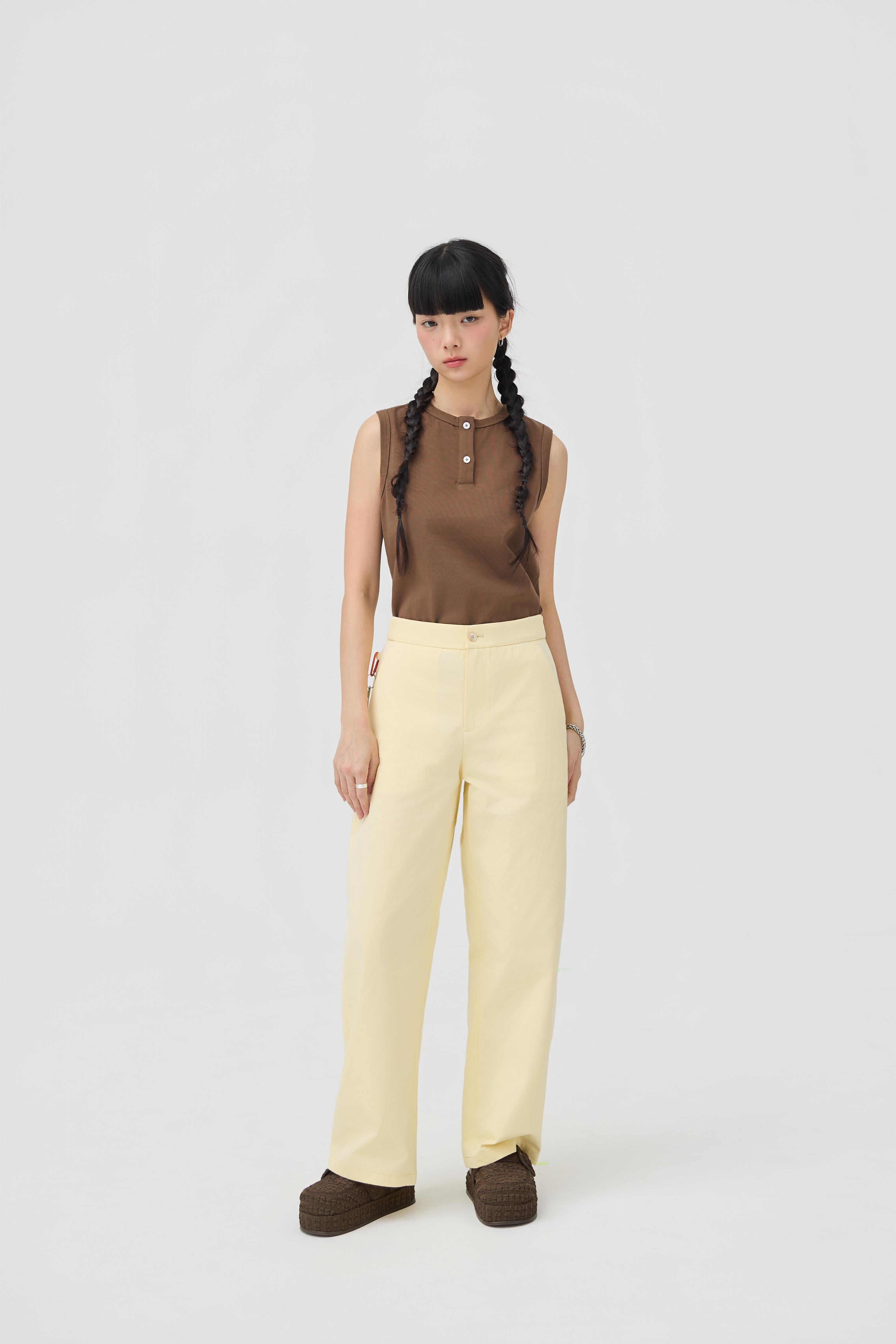 3EIGHTH | Sagyo Trousers In Sunshine Yellow