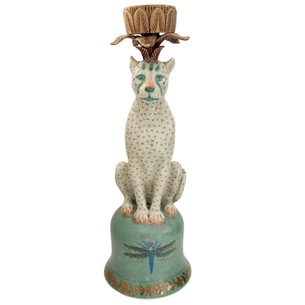 CAM | Jungla Candle Holder - Snow Leopardo